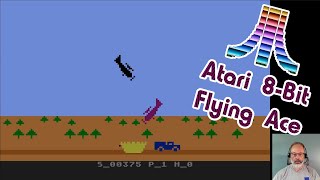 Atari 8-Bit Game Play, Flying Ace