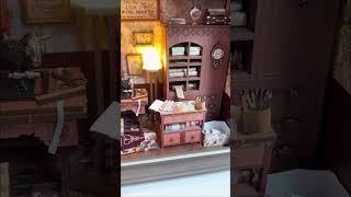 Lily Sewing Shop Light Control Display  #booknook  #holiday bookstore #miniature #DROICC #dollhouse