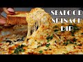 Crowd Pleasing Crab & Shrimp Spinach Dip| The Ultimate Super Bowl appetizer 🤤