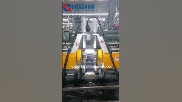 Double head chamfering machine for short length driven by servo motor