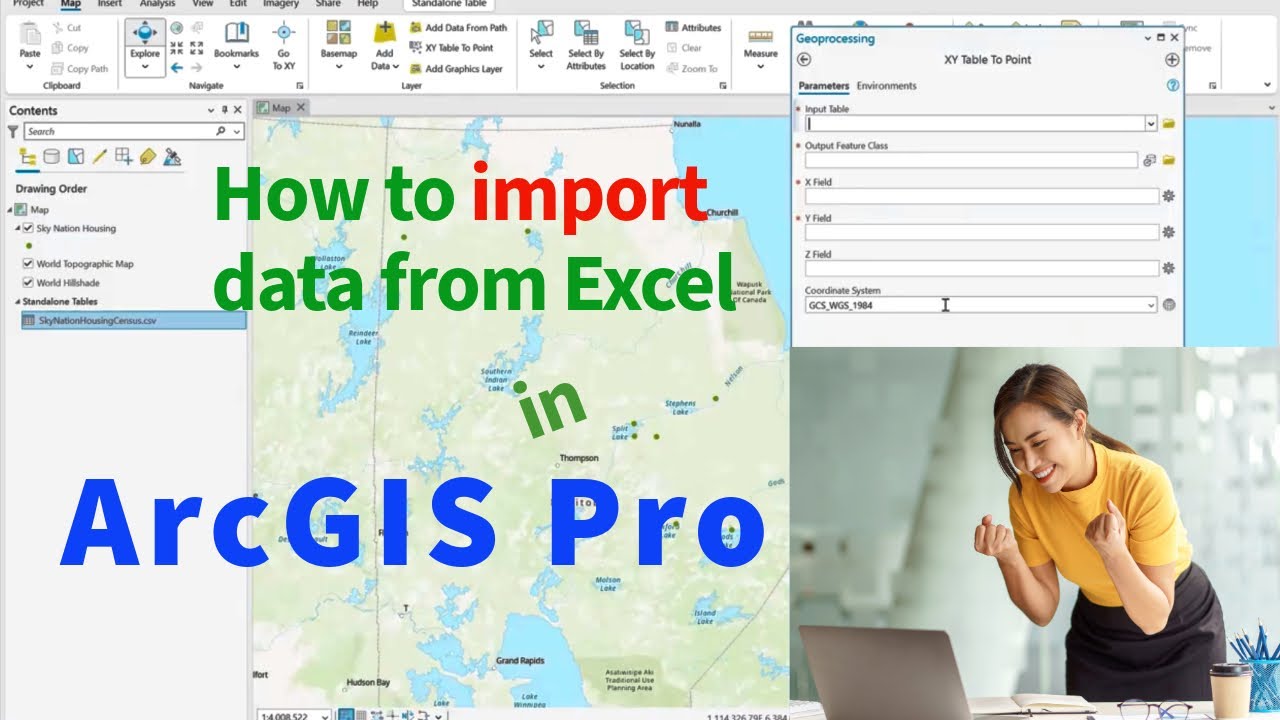 How to Import Excel Data into ArcGIS Pro | XY Table to Point Tutorial ...