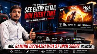 AOC AGON GAMING Q27G4ZRAD 27 Inch QHD 260 Hz Monitor Launched - Explained All Spec, Features & More