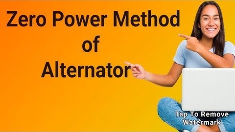 #zero power factor method