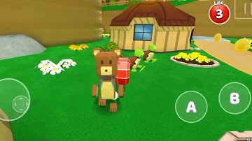 Super Bear Adventure - Gameplay Walkthrough Part 1 - Tutorial & Turtletown (iOS, Android)