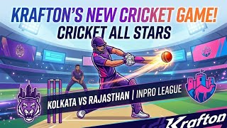 ​🏏 KRAFTON'S NEW CRICKET GAME! Cricket All Stars: INPRO League Gameplay (Kolkata vs Rajasthan) screenshot 1