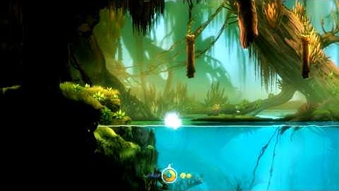 Ori getting stuck in water.