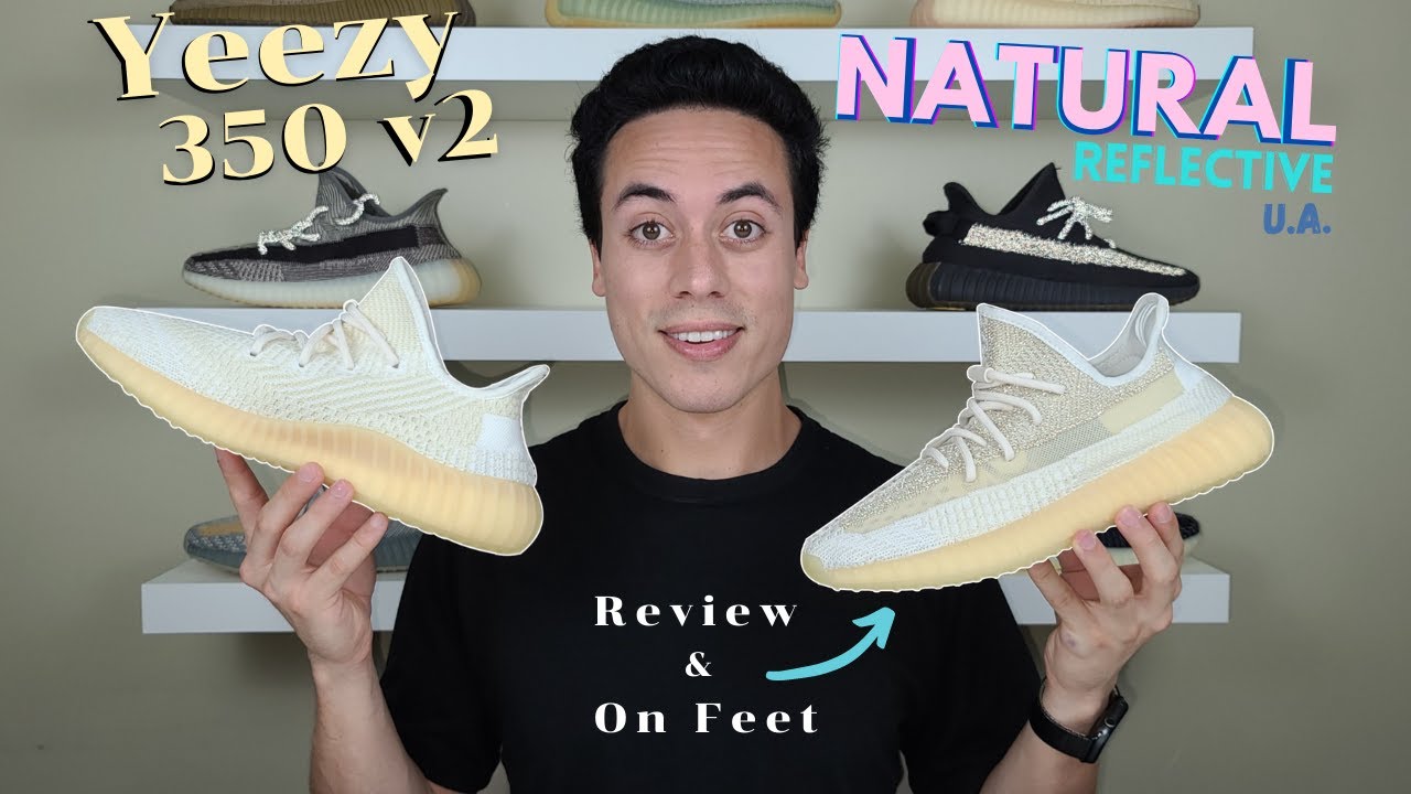 Adidas Yeezy Boost 350 v2 Natural / Abez UA (Review & On Feet) - Most ...