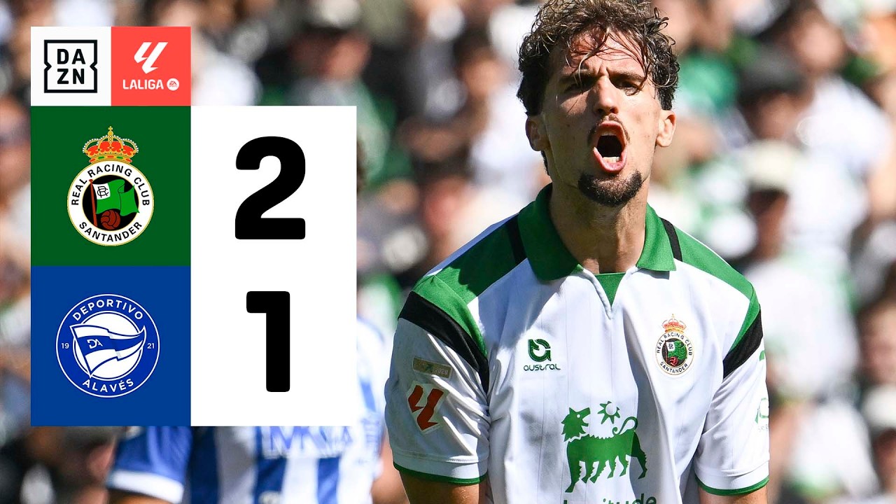 Resumen: R. Racing Club vs Deportivo Alavés (2-1) | Resumen y goles | Highlights LALIGA EA SPORTS