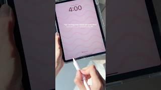 Put Your Name On Your iPad Lock Screen! 🤍✨ #ipadtrick