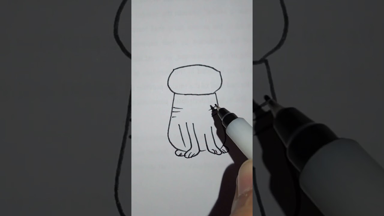 Easy Cat Drawing Lecture 126 #creative #cat #art #drawing4kids #drawing #cats #catart #catdrawing