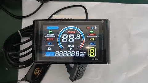 SW900 LCD Display (colour) with NFC card