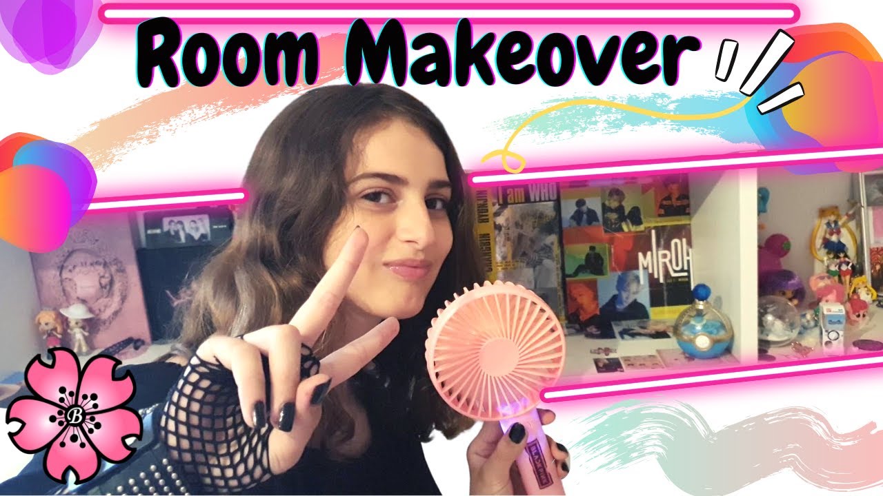 Я меняю все в своей комнате: создаю уголок K-pop и чистый стол * переделку комнаты *