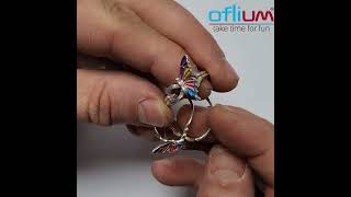butterfly puzzle ring assembling video