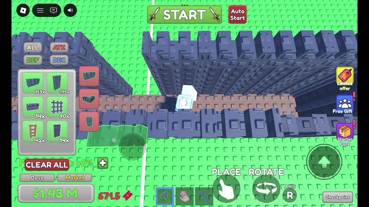 Small wall tutorial for beginners (Castle Defender