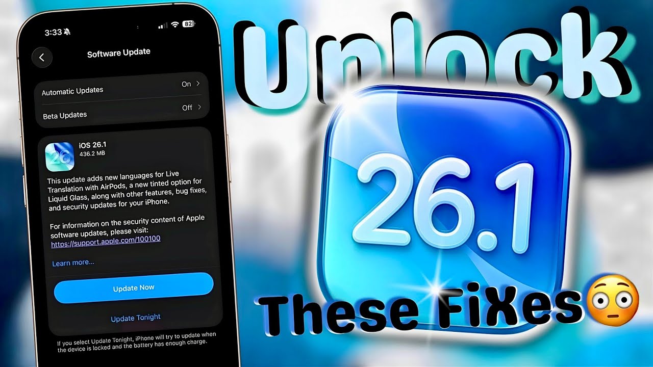 iOS 26.1 раскрывает 6 скрытых настроек, которые мгновенно исправят ваш iPhone 😳