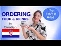 Learn croatian how to order food  drinks in croatian the easiest way