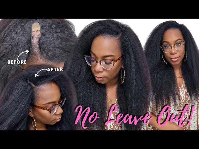 Curly Fro U-Part wig install with the crochet braids method Outre