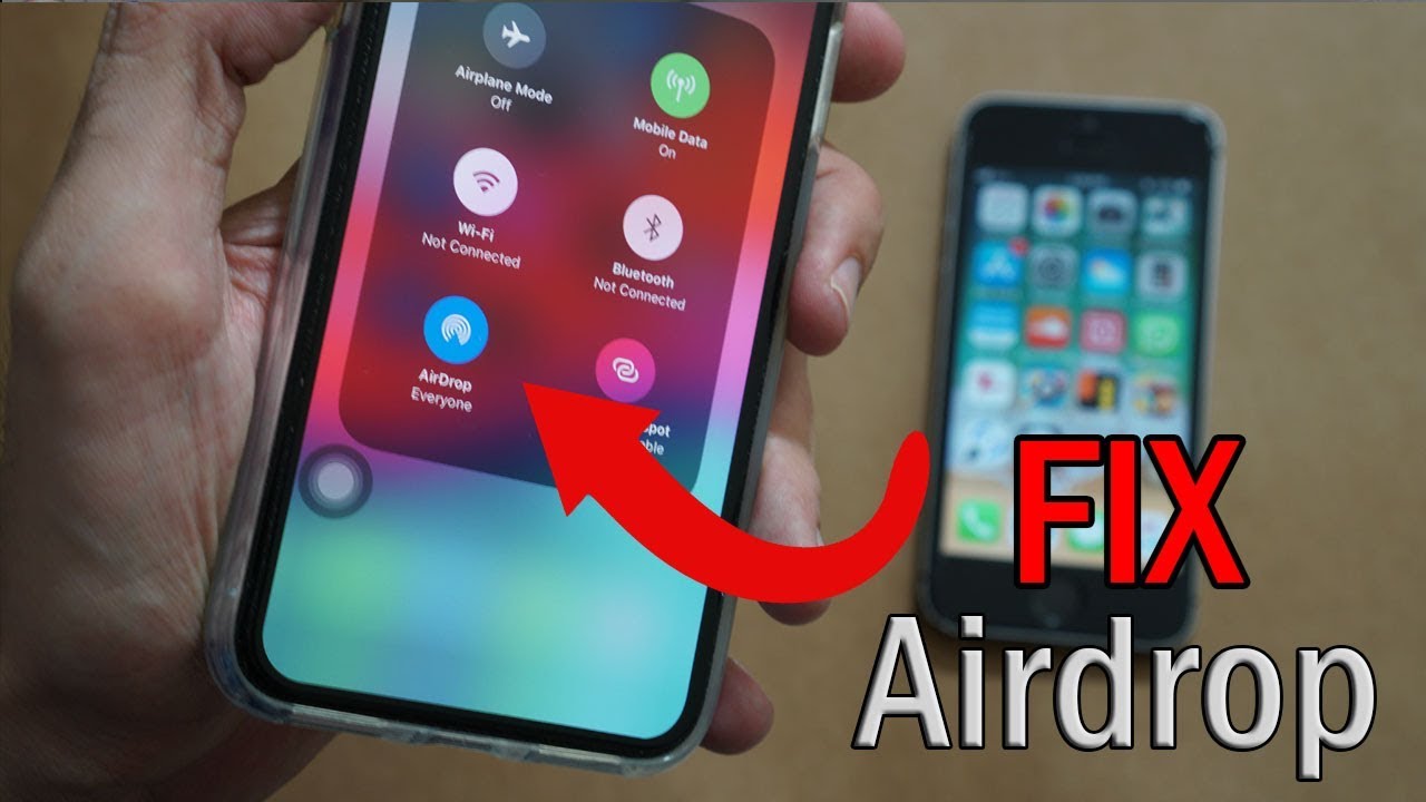How To Fix Airdrop Not Showing Working On Iphone Solved Youtube