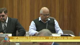 10ª Sessão Extraordinária 2017