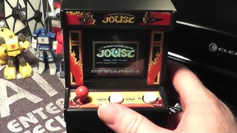 Joust Mini Arcade Gameplay Only (Basic Fun Arcade Classics #8)