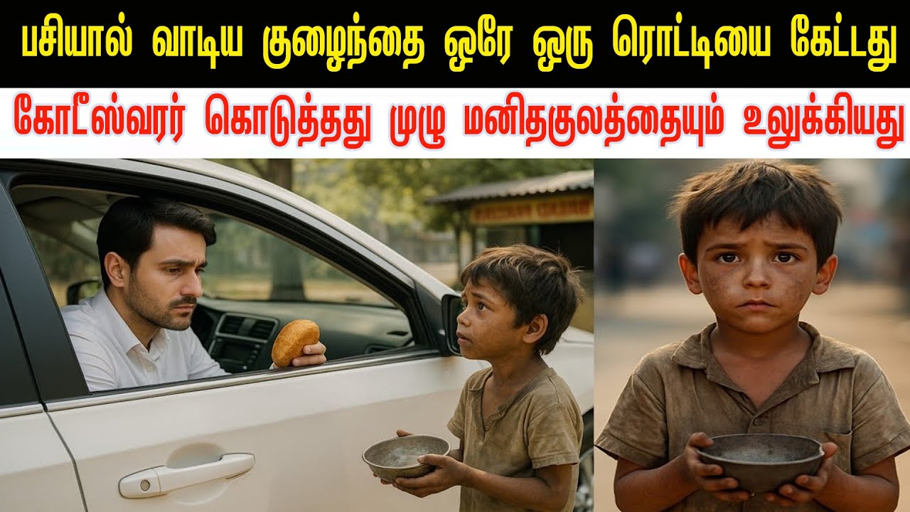 பசித்த குழந்தை ஒரே ஒரு ரொட்டியை கேட்டது, ஆனால் கோடீஸ்வரர் கொடுத்தது முழு மனிதகுலத்தையும் உலுக்கியது