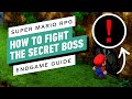 Super Mario RPG - How to Find and Fight the Secret Boss