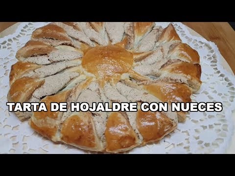 Que GUSTOSO y que SABROSO esta FLOR de Hojaldre y Nueces 👩‍🍳 2Bocados Recetas Fáciles