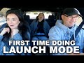 First time launch with veronica and vanessa in my mercedes amg 63