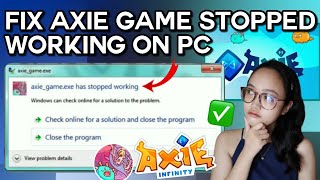 How to Fix: Axie game.exe has Stopped Working | How to Fix Axie Infinity Not Working on Laptop PC screenshot 5