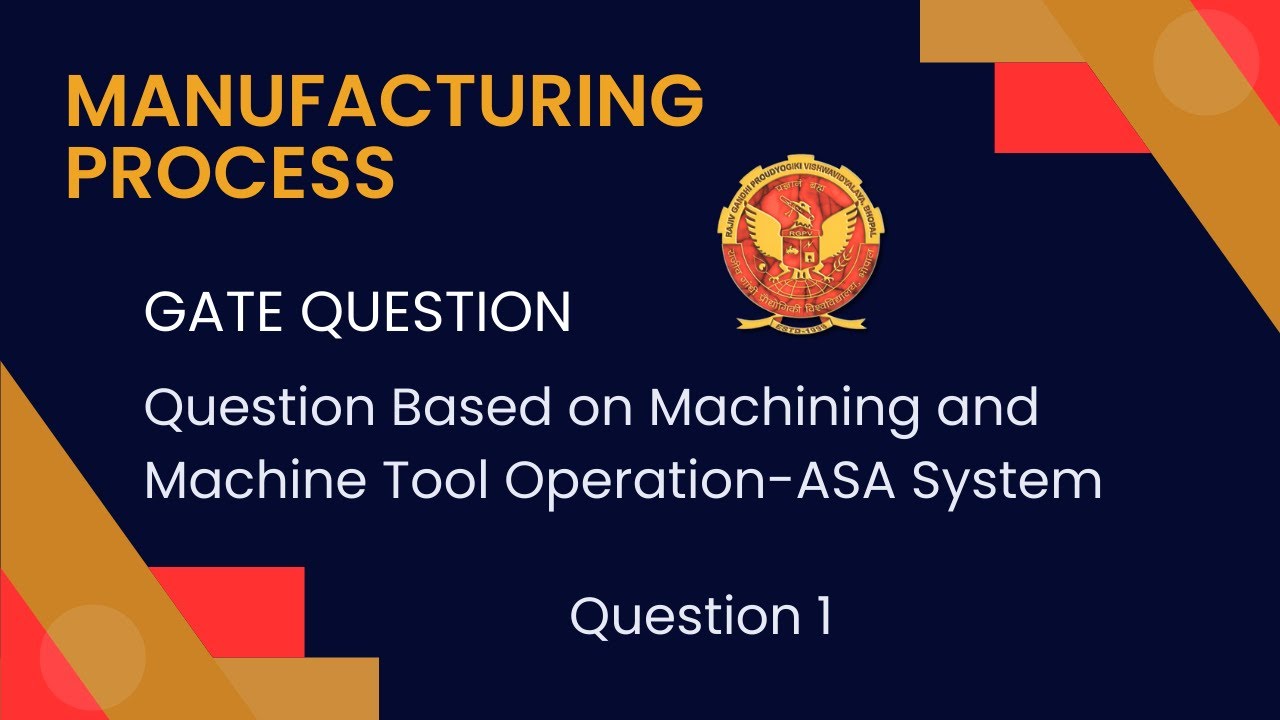 Question 1 Based on ASA System | Gate Questions | ME305