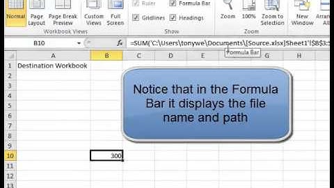 MS Excel 2010:Updating Linked Workbooks