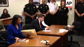 Wal-Mart driver Kevin Roper pleaded not guilty to death by auto and assault by auto charges Wednesda