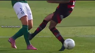 Pulgars Shot On Bruno Fuchs Vs Raphael Veigas Shot On Carrascal  Flamengo Vs Palmeiras