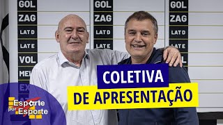 APRESENTAÇÃO DE DIEGO AGUIRRE, NOVO TÉCNICO DO SANTOS - LIVE