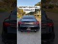 INFINITI Q60 VR30 TWIN TURBO FULL EXHAUST *cleanest sounding*