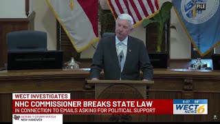 County commissioner breaks state law in connection to emails asking for political support
