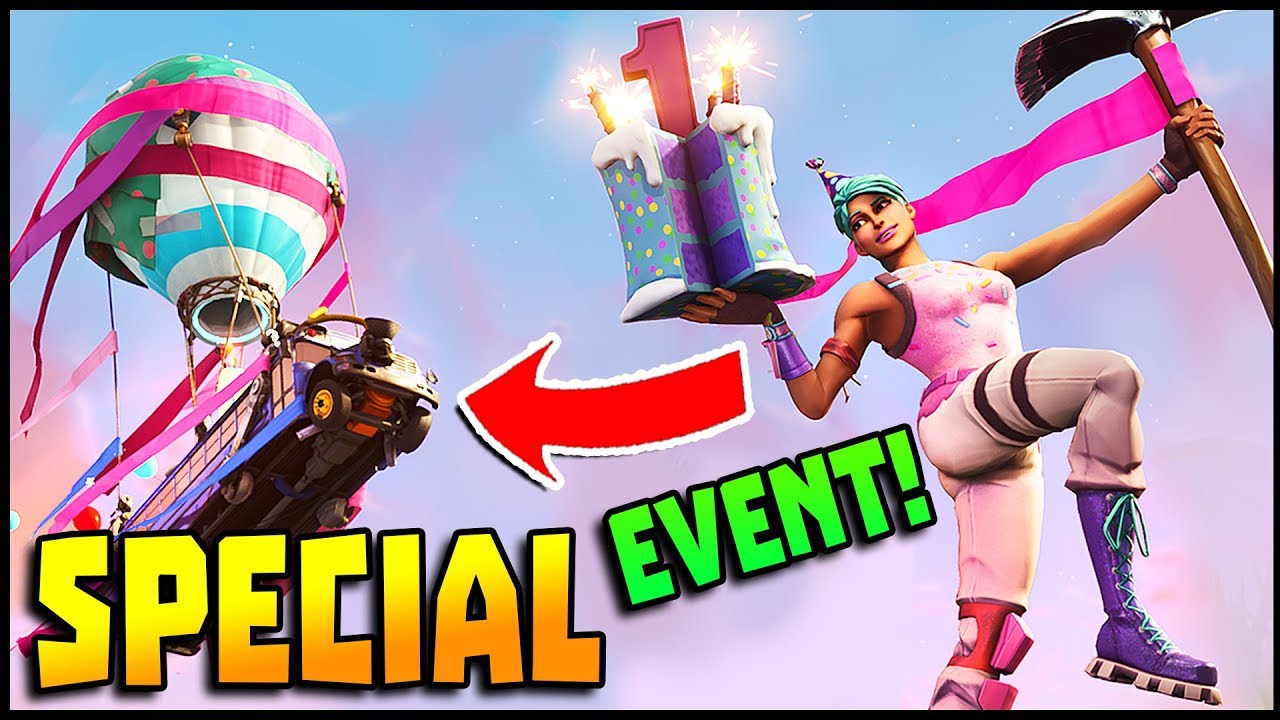 fortnite special birthday celebration event exclusive items birthday cake backpack bling more - cake backpack fortnite