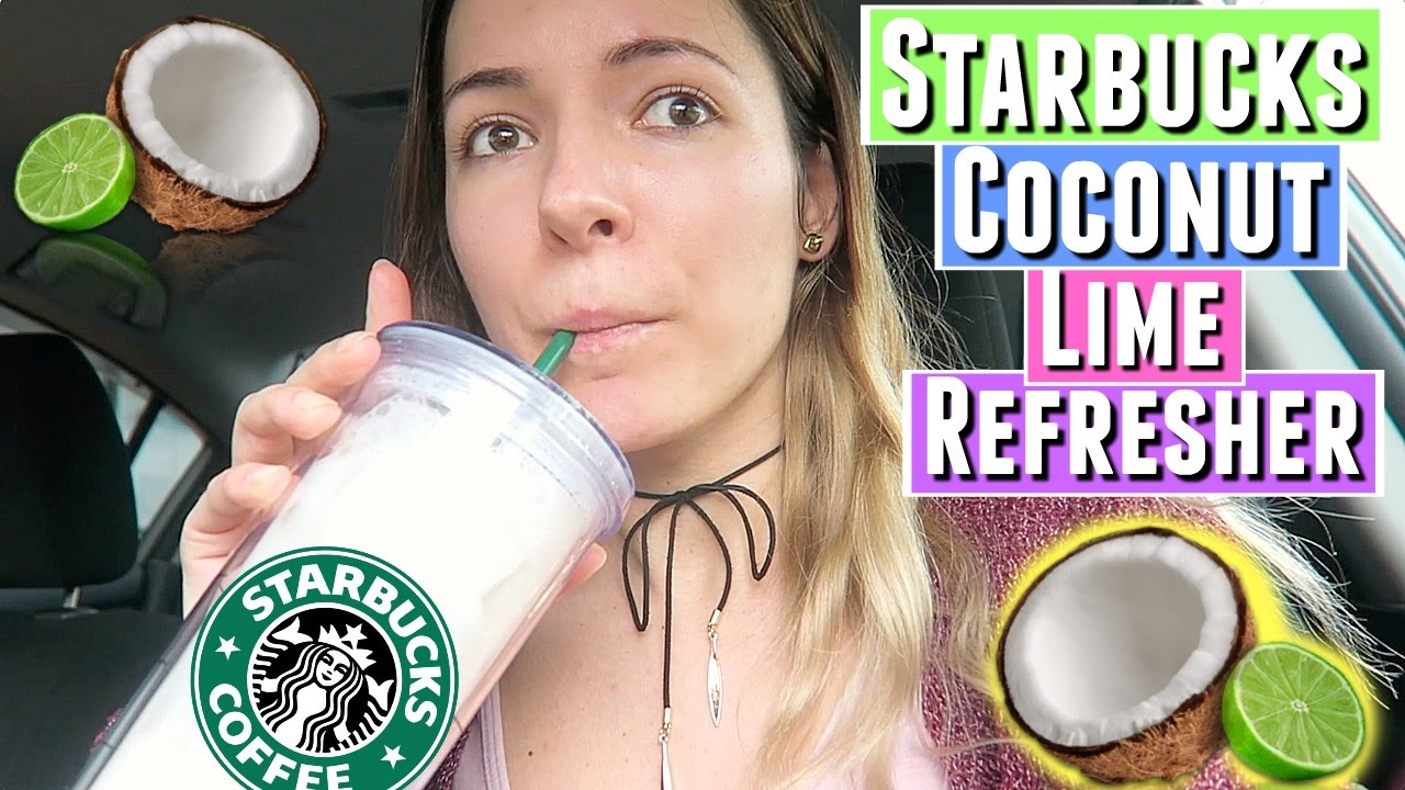 COOL LIME REFRESHER WITH COCONUT MILK Starbucks drink for warm weather