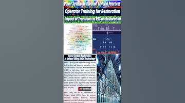 Power System Restoration & World Practices