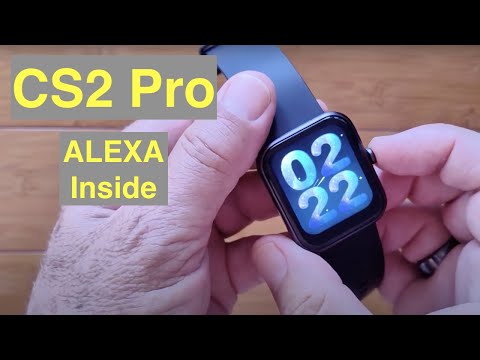 DOOGEE CS2 Pro Apple Watch Shaped ALEXA Installed 5ATM Fitness Smartwatch: Unboxing and 1st Look