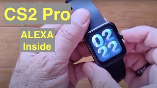 DOOGEE CS2 Pro Apple Watch Shaped ALEXA Installed 5ATM Fitness Smartwatch: Unboxing and 1st Look