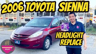 How to: 2006 Toyota Sienna Replace Headlight Bulb (Driver Side)