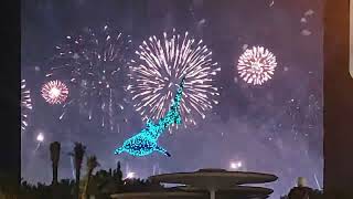 عروض الألعاب النارية من مهرجان سماء لوسيل واحتفالات العيد في قطر 2025