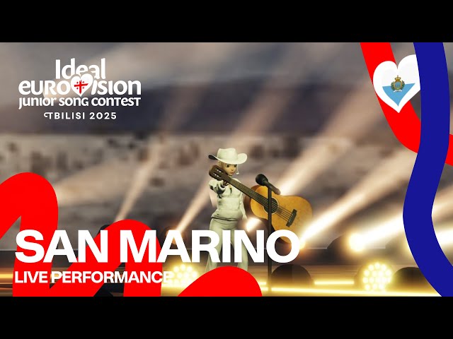 Martina CRV - Beyond The Stars (LIVE) | 🇸🇲 San Marino | Ideal Junior Eurovision 2025
