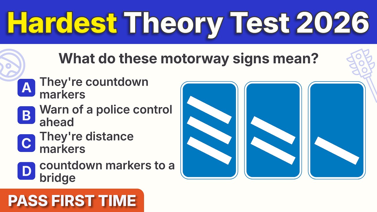 Theory Test 2026 UK | UPDATED Hardest DVSA Question & Answer | PASS FIRST TIME