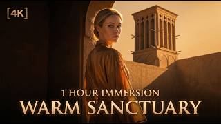 [4K] Adobe Monolith: 1 Hour Warm Sanctuary | Restorative Reset for Home Cinema
