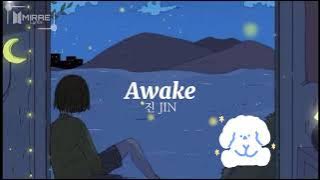 BTS Jin 진 - Awake Lyrics Video [8D Audio/Use Headphones 🎧]