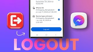 How to LOG OUT of Messenger on Phone in 5 Seconds!
