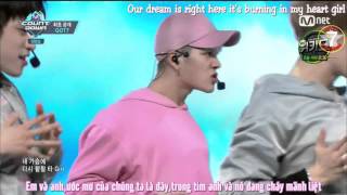 [Comeback Stage][Vietsub + Engsub]  160324 GOT7 갓세븐   Fly @ M! Countdown