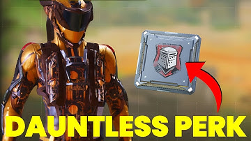 UNLOCKING THE NEW RED PERK DAUNTLESS! COD MOBILE